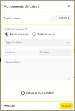 code vendeur